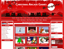 Tablet Screenshot of christmasarcadegames.com